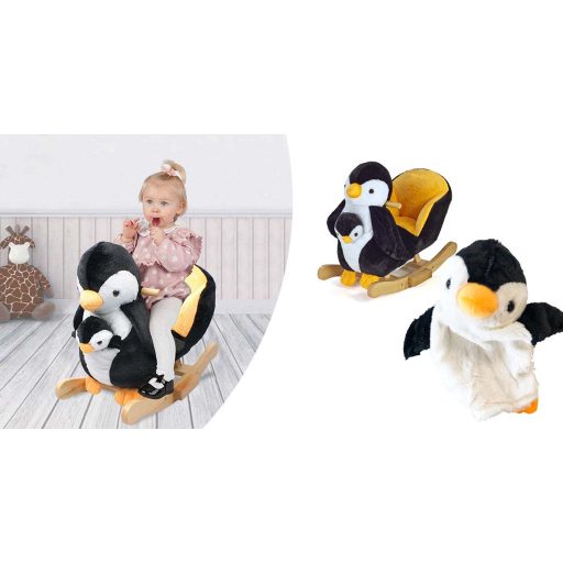 Balansoar si scaun pentru copii, pinguin