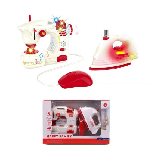 Set de masina de cusut si fier de calcat de jucarie