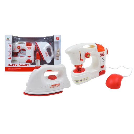 Set de masina de cusut si fier de calcat de jucarie