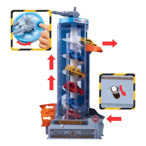 Garaj parcare cu 4 etaje, cu lift si 6 buc vehicule