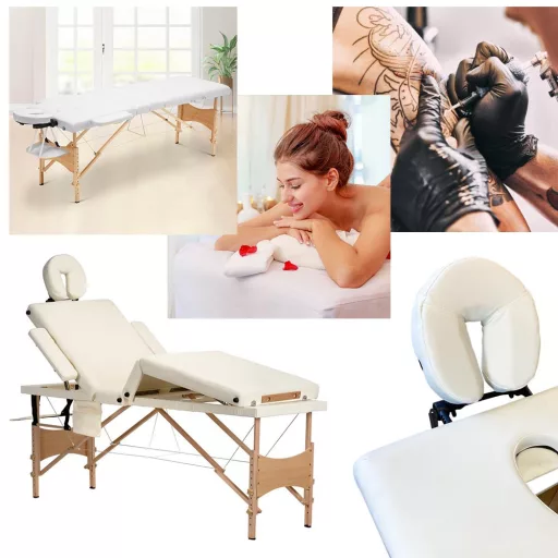 Masa de masaj cu 4 zone