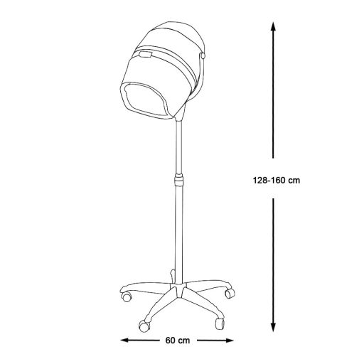 Uscator de par cu suport