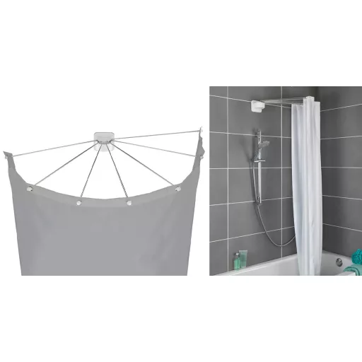 Suport perdea de dus in forma de umbrela