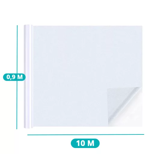 Folie autoadeziva pentru geam intransparenta 0,9 x 10 m