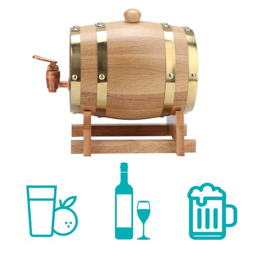 Butoi stejar cu robinet, 5l