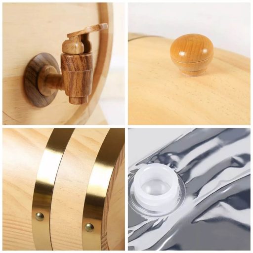 Butoi stejar cu robinet, 5l