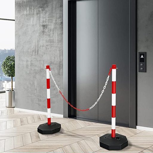 Stalp de trafic cu lant, 4 buc