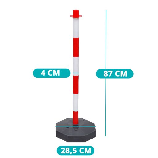 Stalp de trafic cu lant, 4 buc