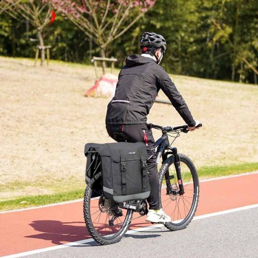 Geanta pentru bicicleta cu doua fete