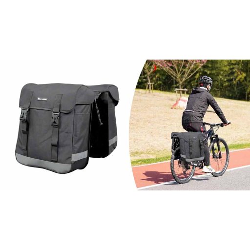 Geanta pentru bicicleta cu doua fete