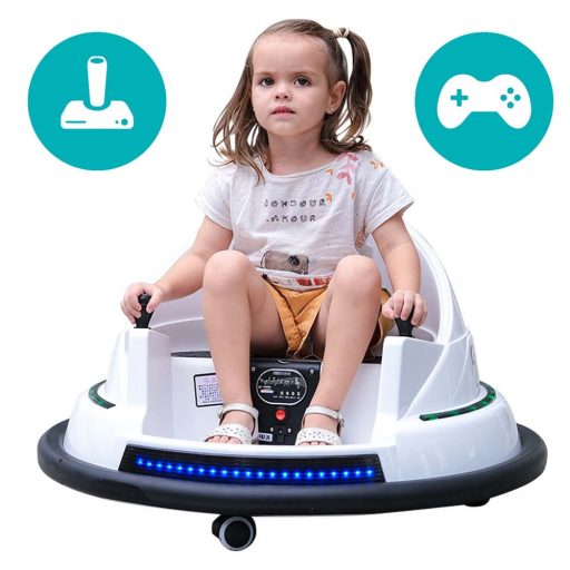 Dodgem electric pentru copii, 6V, cu baterie si telecomanda, in mai multe culori