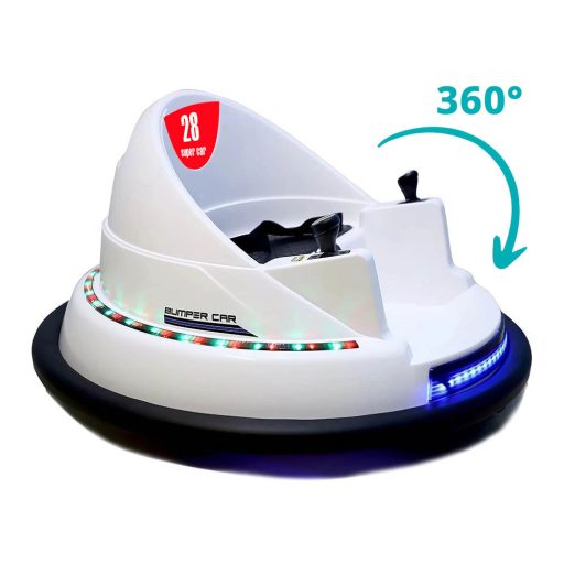 Dodgem electric pentru copii, 6V, cu baterie si telecomanda, in mai multe culori