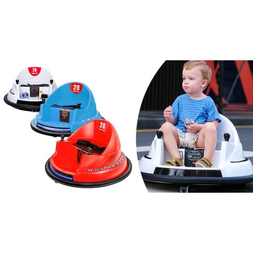 Dodgem electric pentru copii, 6V, cu baterie si telecomanda, in mai multe culori