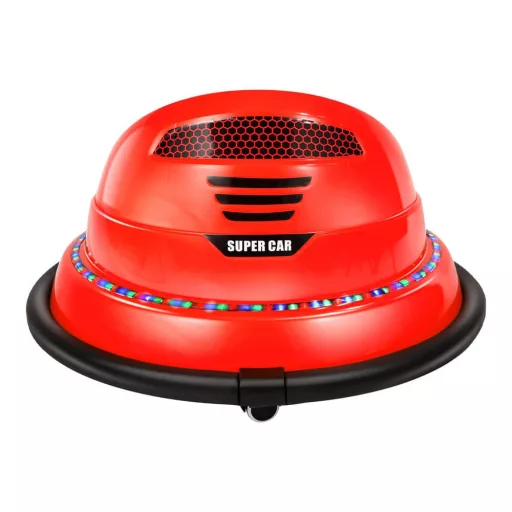 Dodgem electric pentru copii, 6V, cu baterie si telecomanda, rosu