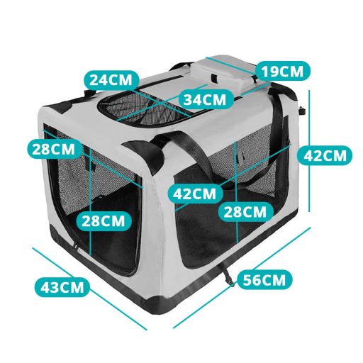 Geanta pliabila pentru transport animale de companie-marimea M