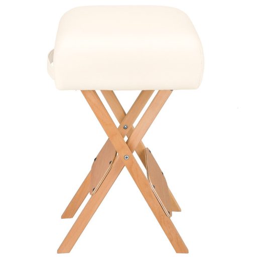 Scaun pliant pentru pat de masaj cu 2 role de masaj