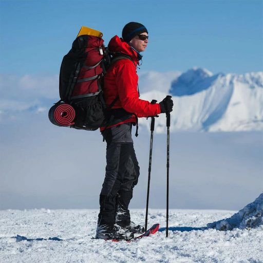 Baston telescopic pentru drumetii, 1 pereche