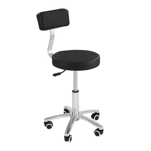 Scaun de cosmetica cu spatar, in mai multe culori