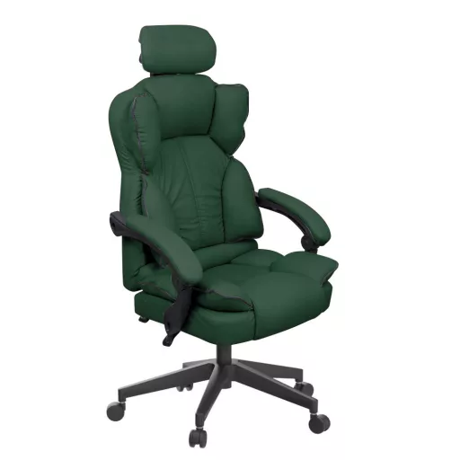 Scaun rotativ directorial Lux-verde inchis
