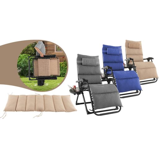 Scaun gravitatie zero capitonat, in mai multe culori