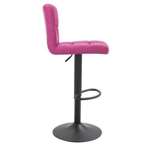 Scaune de bar tapitate 2 buc-pink