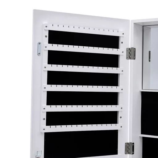 Suport rotativ pentru bijuterii si genti cu oglinda de podea