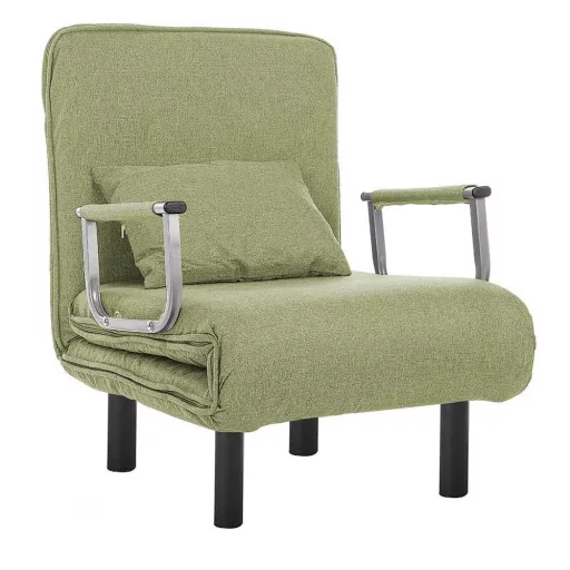 Fotoliu pat 2 în 1-verde