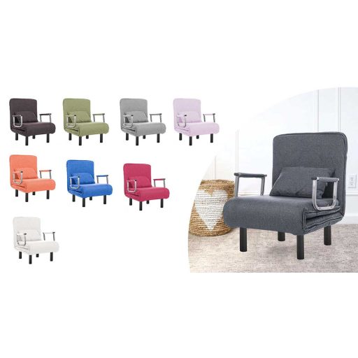 Fotoliu pat 2 în 1, in mai multe culori