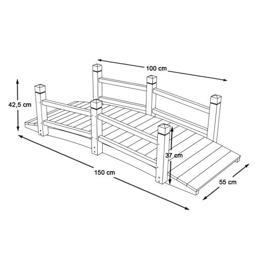 Pod gradina din lemn