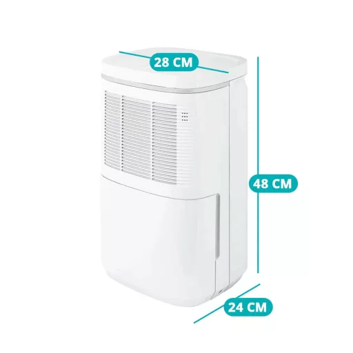 Dezumidificator cu afisaj LED, rezervor de 2,2l