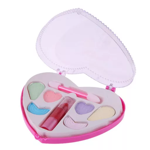 Cap papusa pentru coafat si machiat cu accesorii