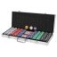Set poker 500 piese in geanta aluminiu