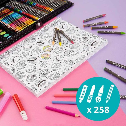 Set pictura si desen pentru copii, 258 buc