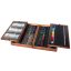 Set de pictura si desen de 174 piese, in cutie practica de cadou din lemn