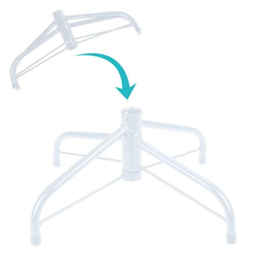 Brad artificial rosu, 120cm 230ramuri