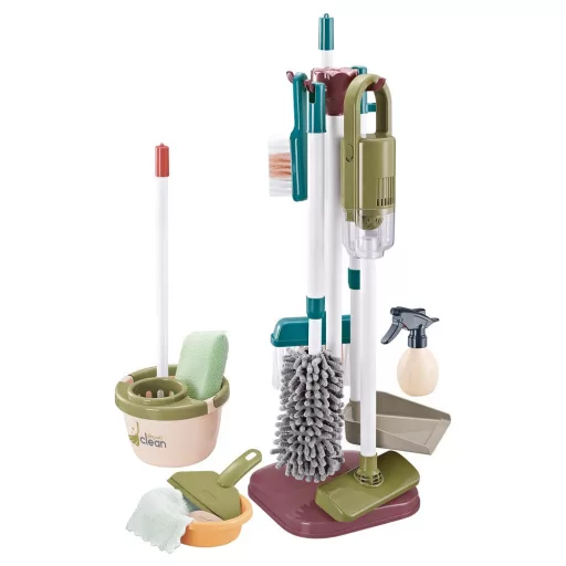 Set de curatenie de jucarie cu aspirator vertical