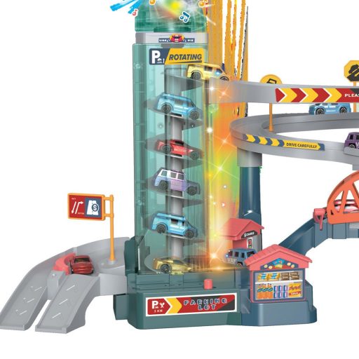 Pista de aventura de jucarie cu leu