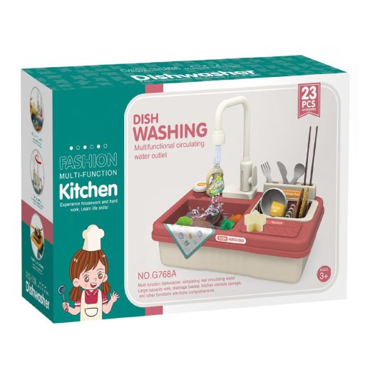 Chiuveta de jucarie 23 piese, albastru