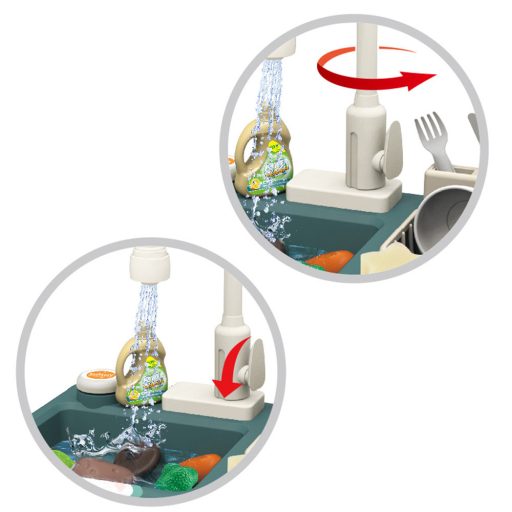 Chiuveta de jucarie 23 piese, albastru