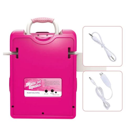 Set karaoke de jucarie cu 2 microfoane