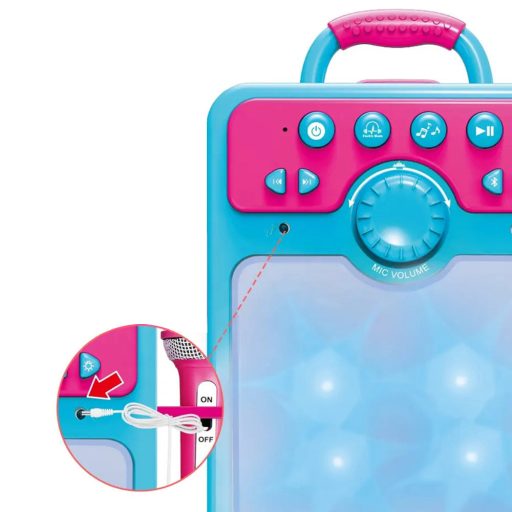 Set karaoke de jucarie cu 2 microfoane