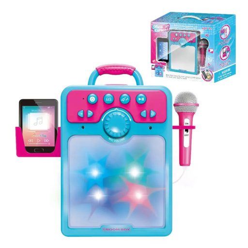 Set karaoke de jucarie cu 2 microfoane