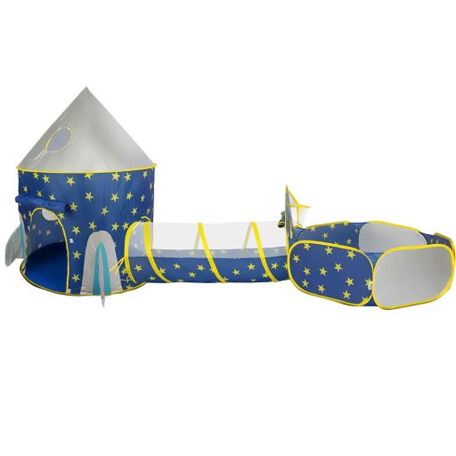 Cort de joaca 3 in 1, albastru