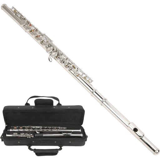 Set flaut cu multe accesorii in geanta de umar