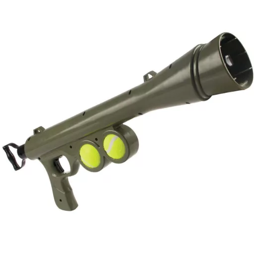 Pistol de jucarie lansator de mingi pentru caini
