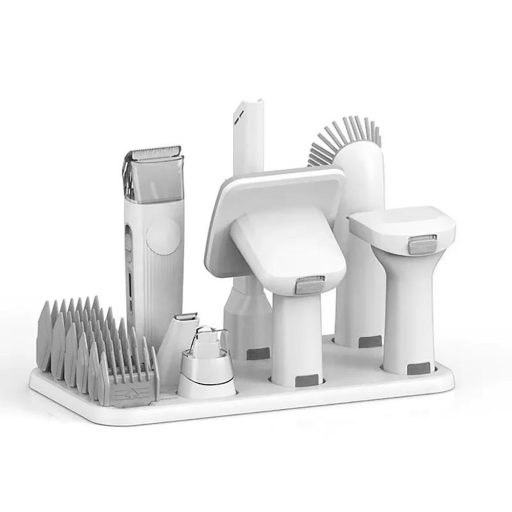 Set de ingrijire animale de companie cu rezervor de aspirare si accesorii