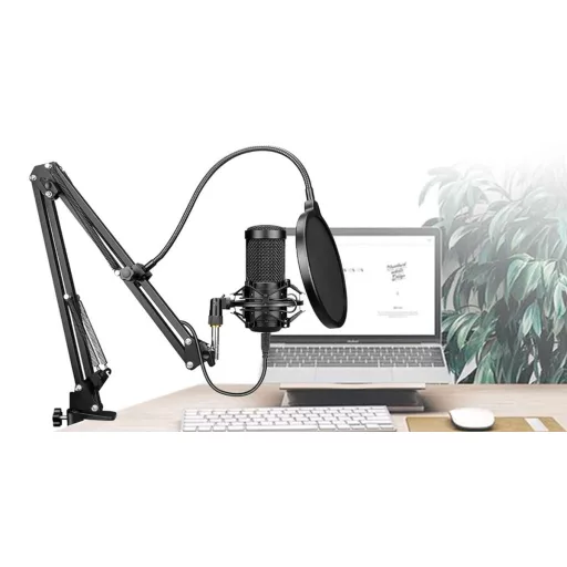 Microfon studio de birou, cu conector USB