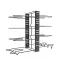 Stand organizator vase