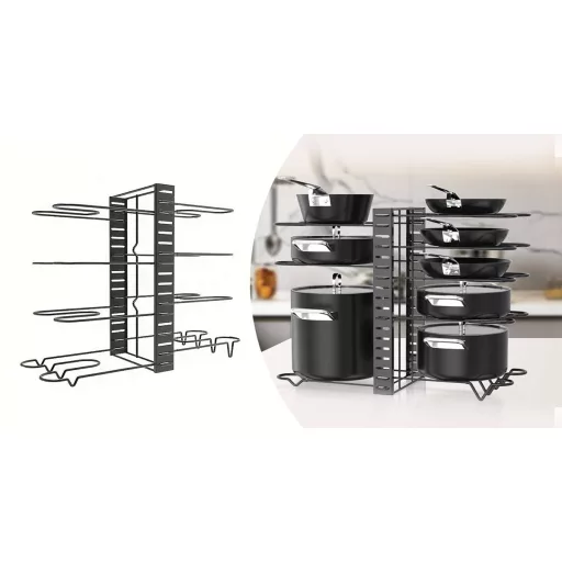 Stand organizator vase