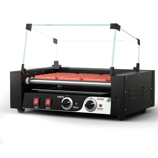 Aparat de prajit-incalzit crenvursti cu role pentru preparare HOT DOG